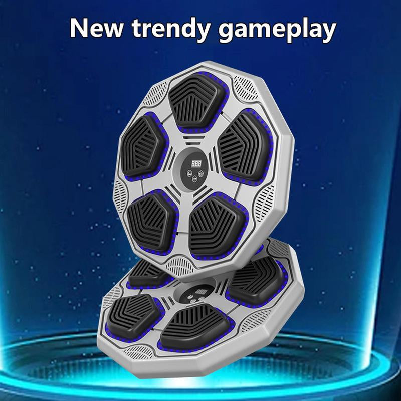 Smart Music Boxing Machine, Boxing Machine Wall Mounted Music with Gloves, Boxing Music Workout Machine for Home, Indoor and Gym