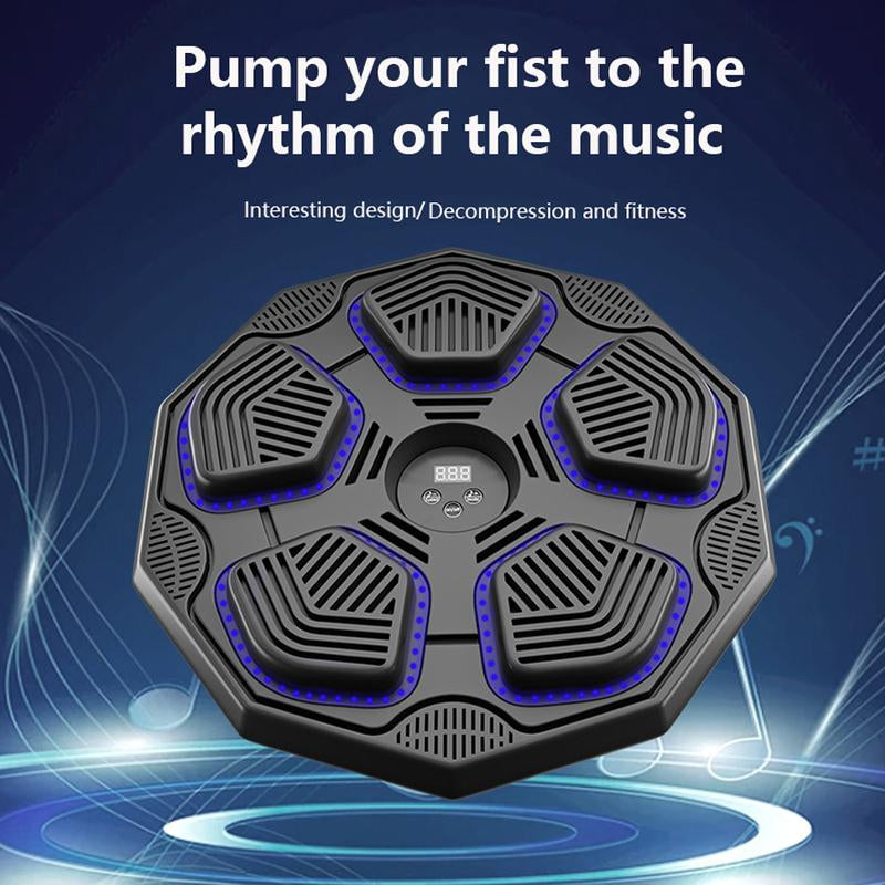 Smart Music Boxing Machine, Boxing Machine Wall Mounted Music with Gloves, Boxing Music Workout Machine for Home, Indoor and Gym