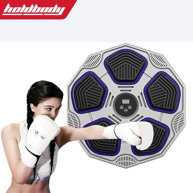 Smart Music Boxing Machine, Boxing Machine Wall Mounted Music with Gloves, Boxing Music Workout Machine for Home, Indoor and Gym