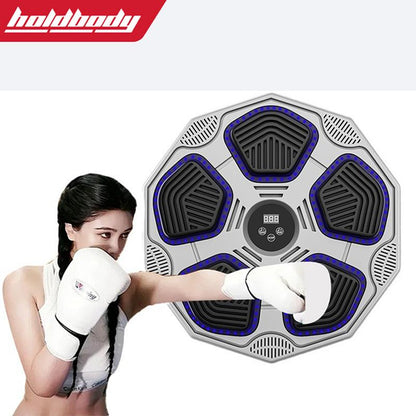 Smart Music Boxing Machine, Boxing Machine Wall Mounted Music with Gloves, Boxing Music Workout Machine for Home, Indoor and Gym